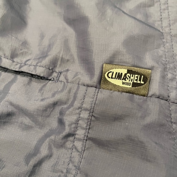 💨 Adidas Vintage Vented Windbreaker | Hidden Hood | Size Small | Navy | EUC - Picture 12 of 14